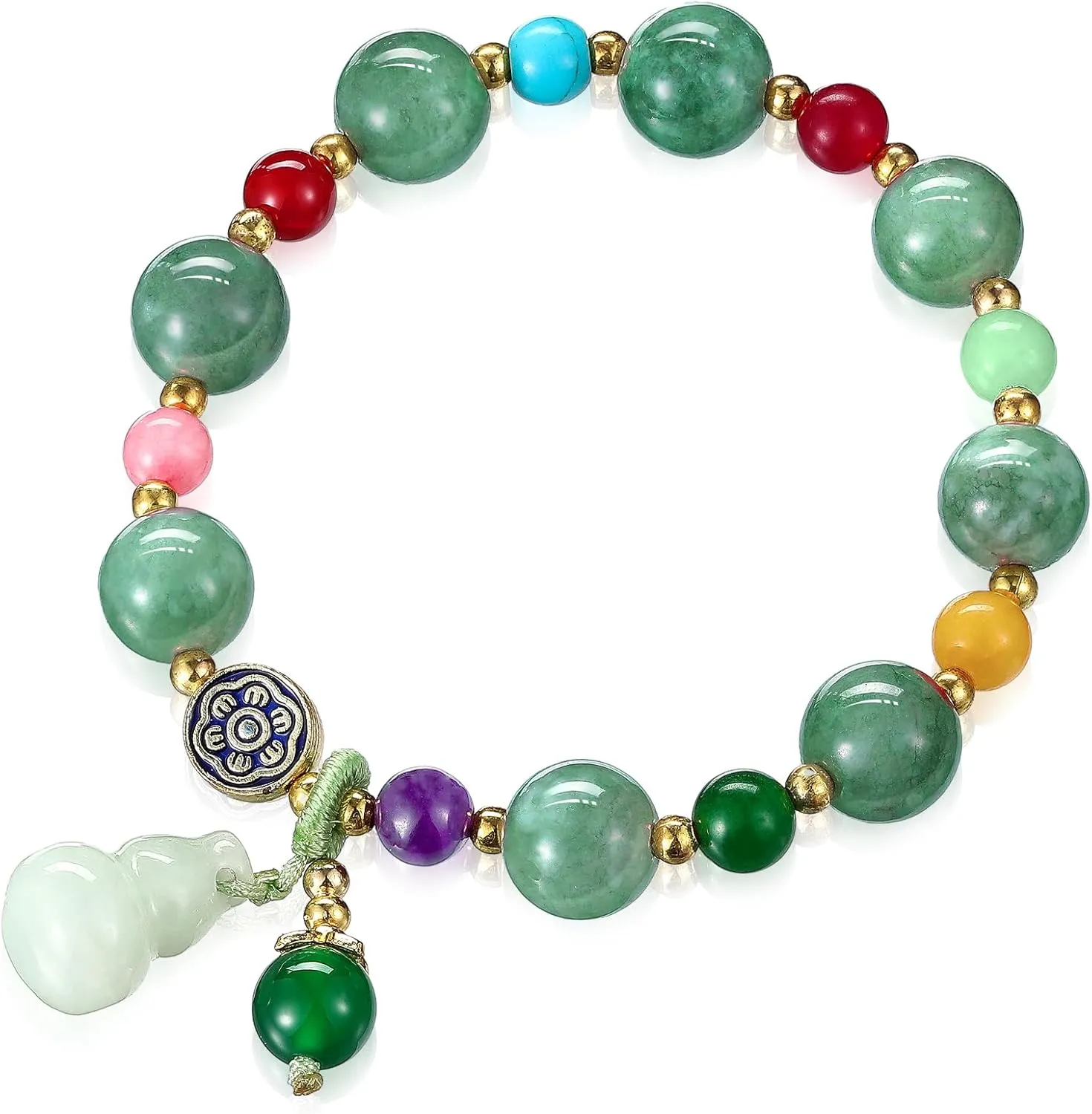 2.4 Inch Natural Jade Bangle Bracelet for Women Elegant Jade Bangle Bracelet with Jewelry Box Good Luck Jewelry Gift