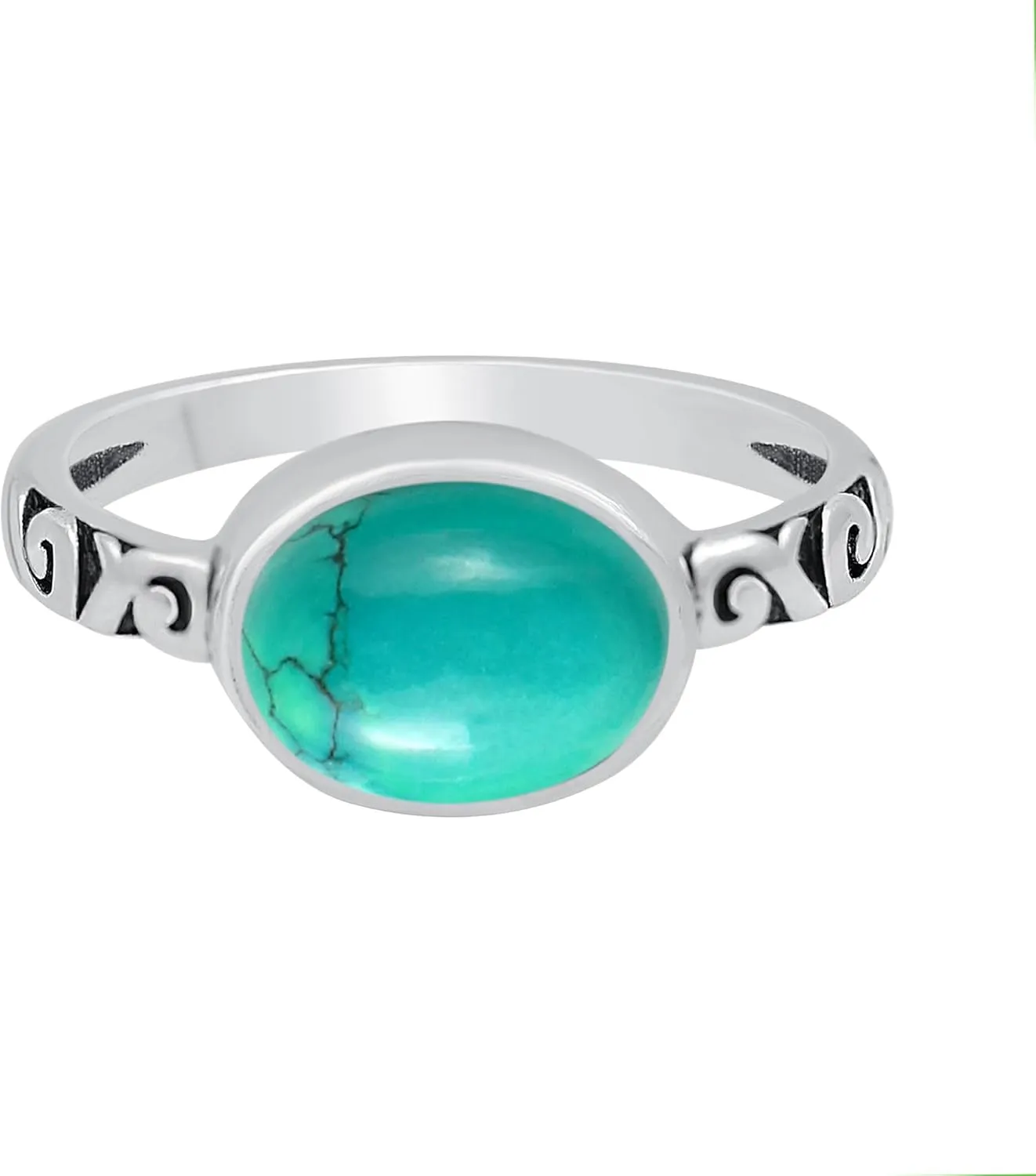 3.10Cts Oval Shaped Natural Gemstone Rings For Women, Birthstone Ring Jewelry Gift For Women Mom Wife