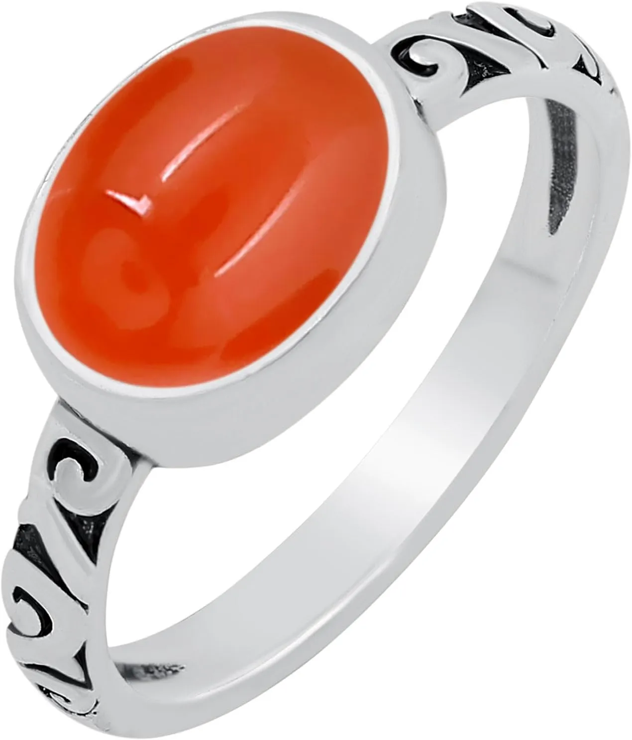 3.10Cts Oval Shaped Natural Gemstone Rings For Women, Birthstone Ring Jewelry Gift For Women Mom Wife