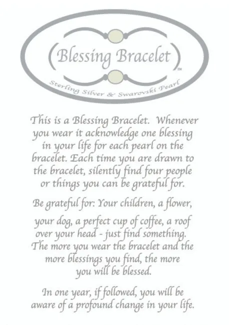 8mm Blue Jasper Blessing Bracelet