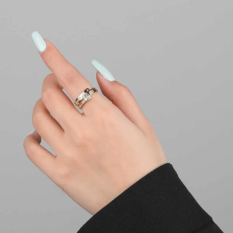 Asscher Cut  Personalized Open Ring