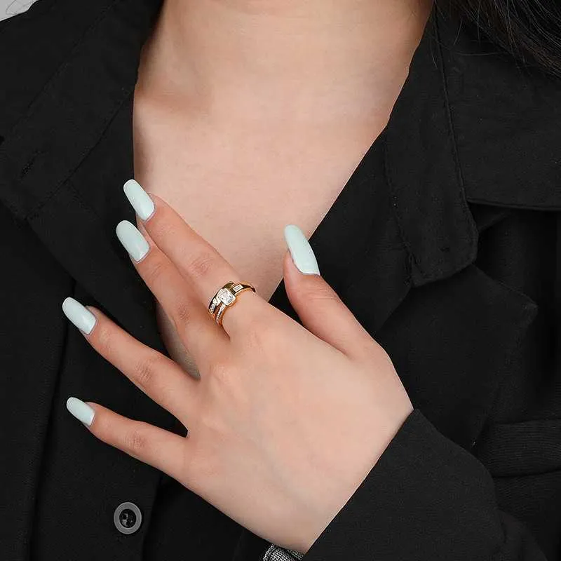 Asscher Cut  Personalized Open Ring