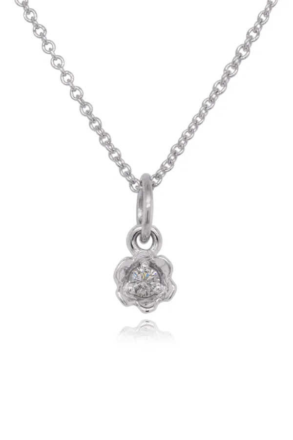 Barnacles ~ 2.5mm Gold Diamond Pendant