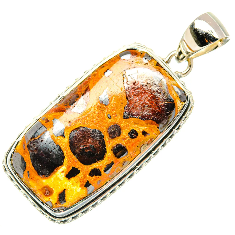 Bauxite Pendants 1 3/4" (925 Sterling Silver) PD30107