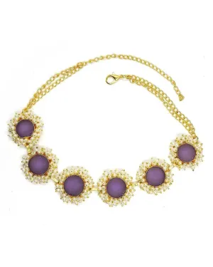 Bloom Necklace in Amethyst