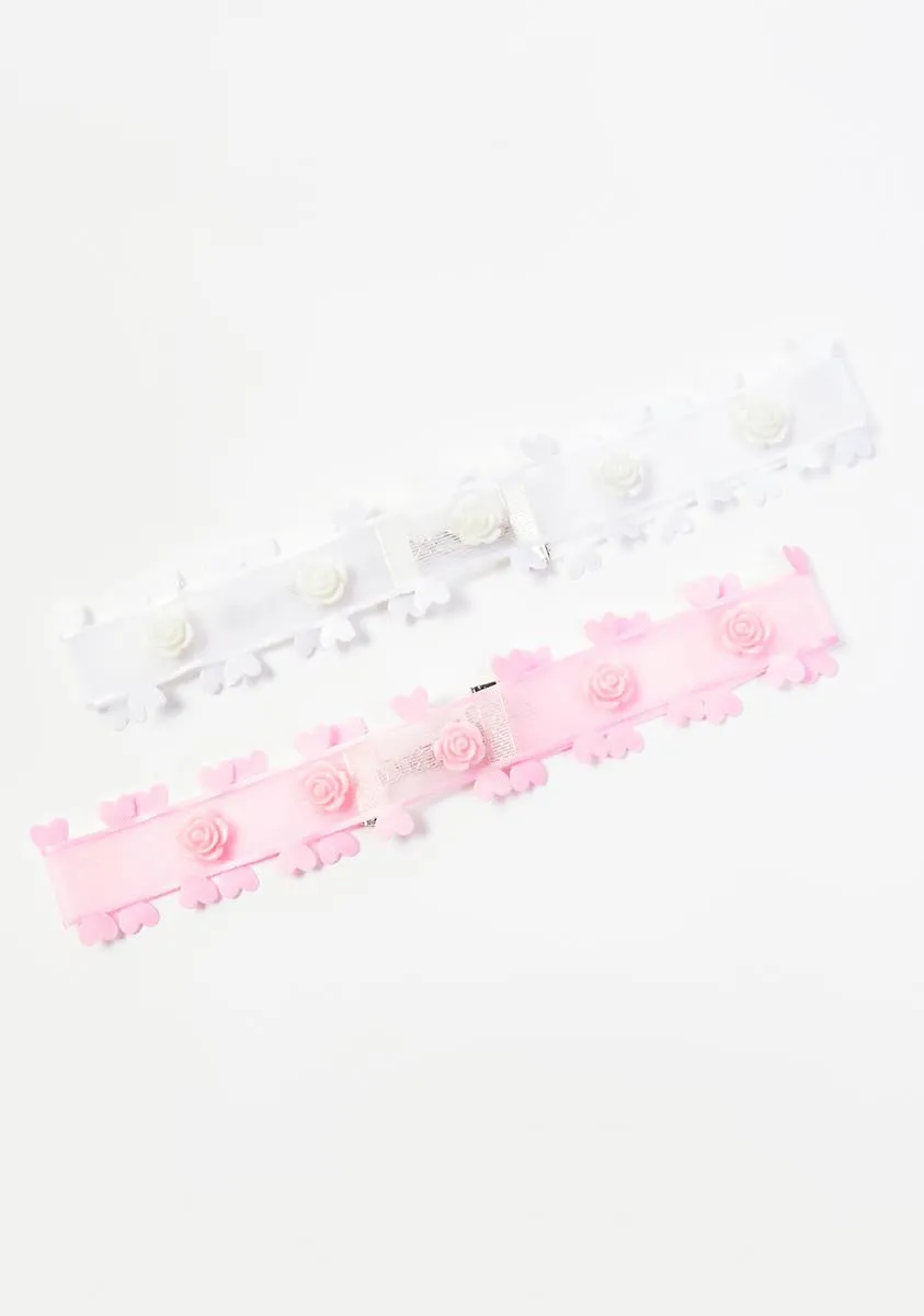 Bring Her Buds Sheer Choker Set