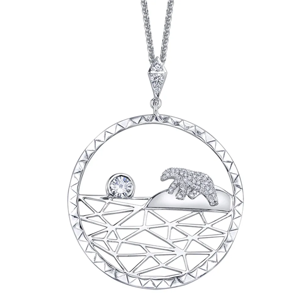 Canadian Diamond Arctic Sunrise Pendant
