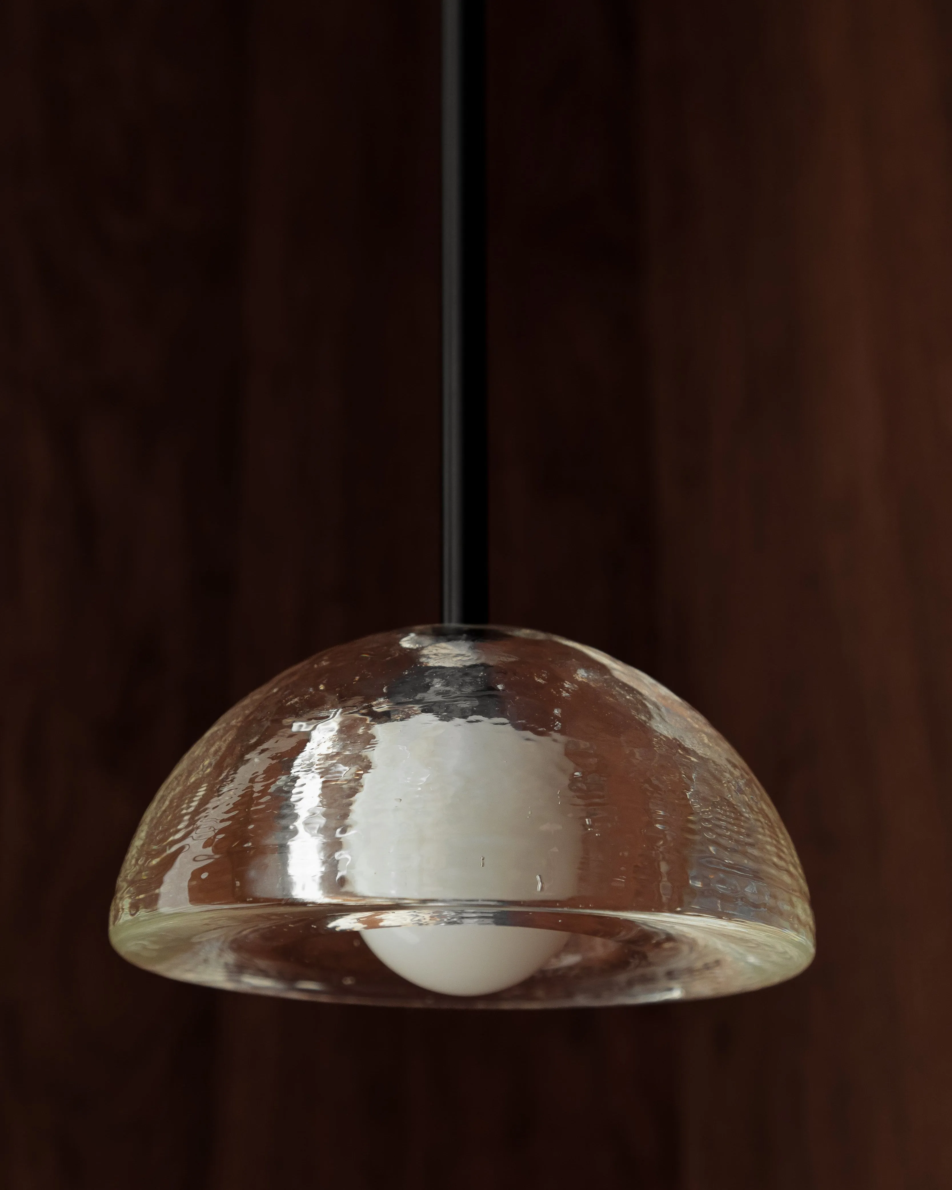 Cast Glass Rod Pendant | Aurelia