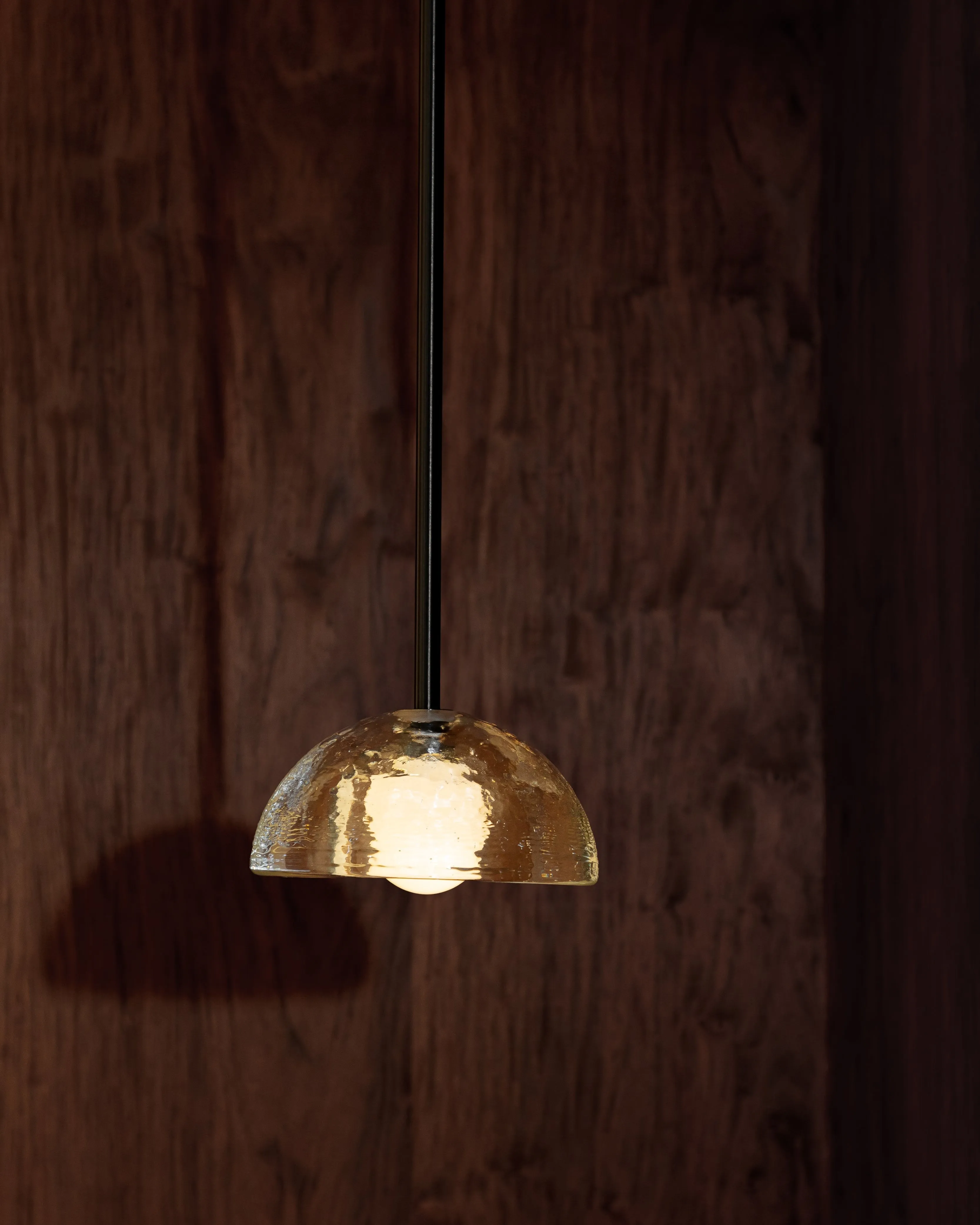 Cast Glass Rod Pendant | Aurelia