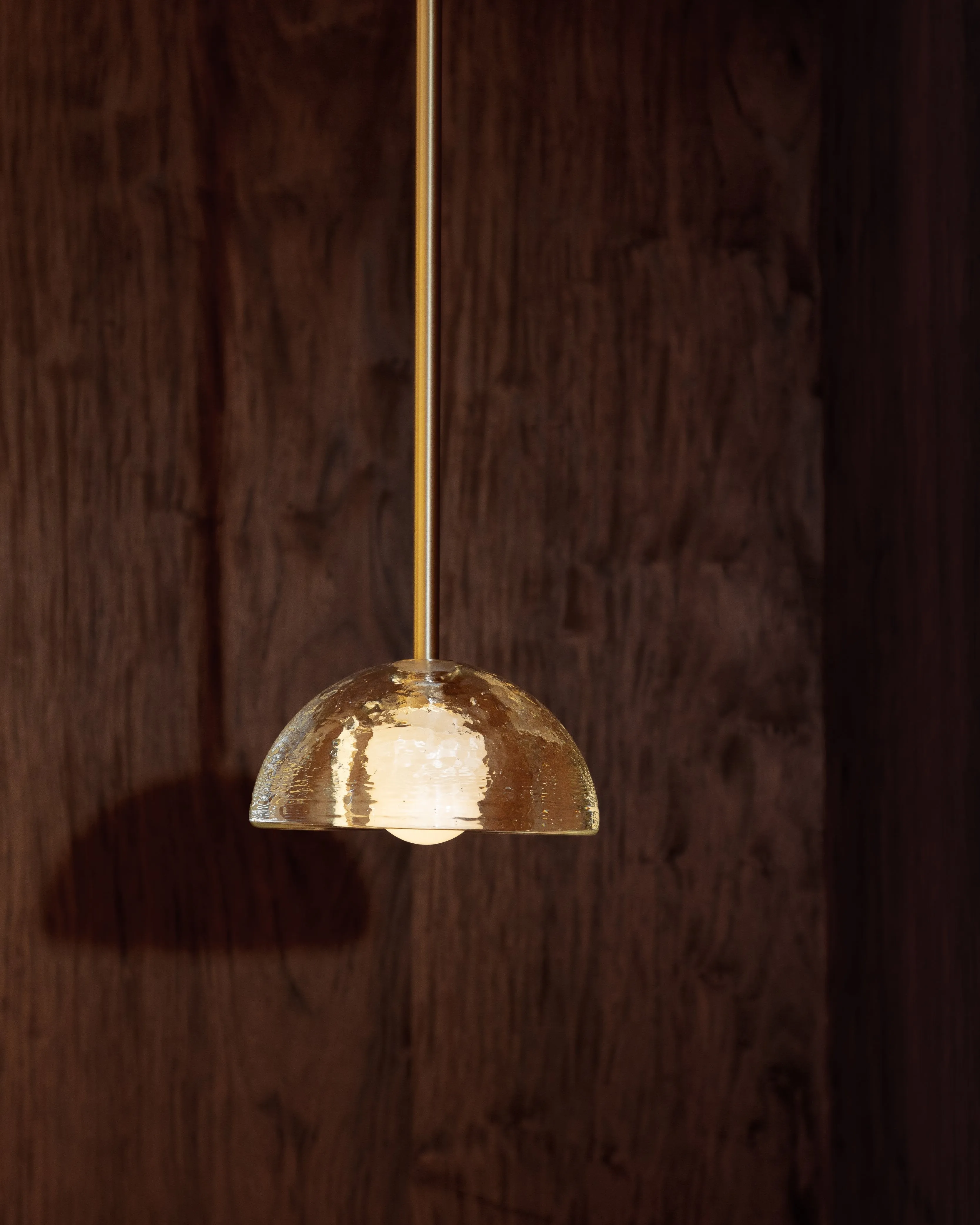 Cast Glass Rod Pendant | Aurelia