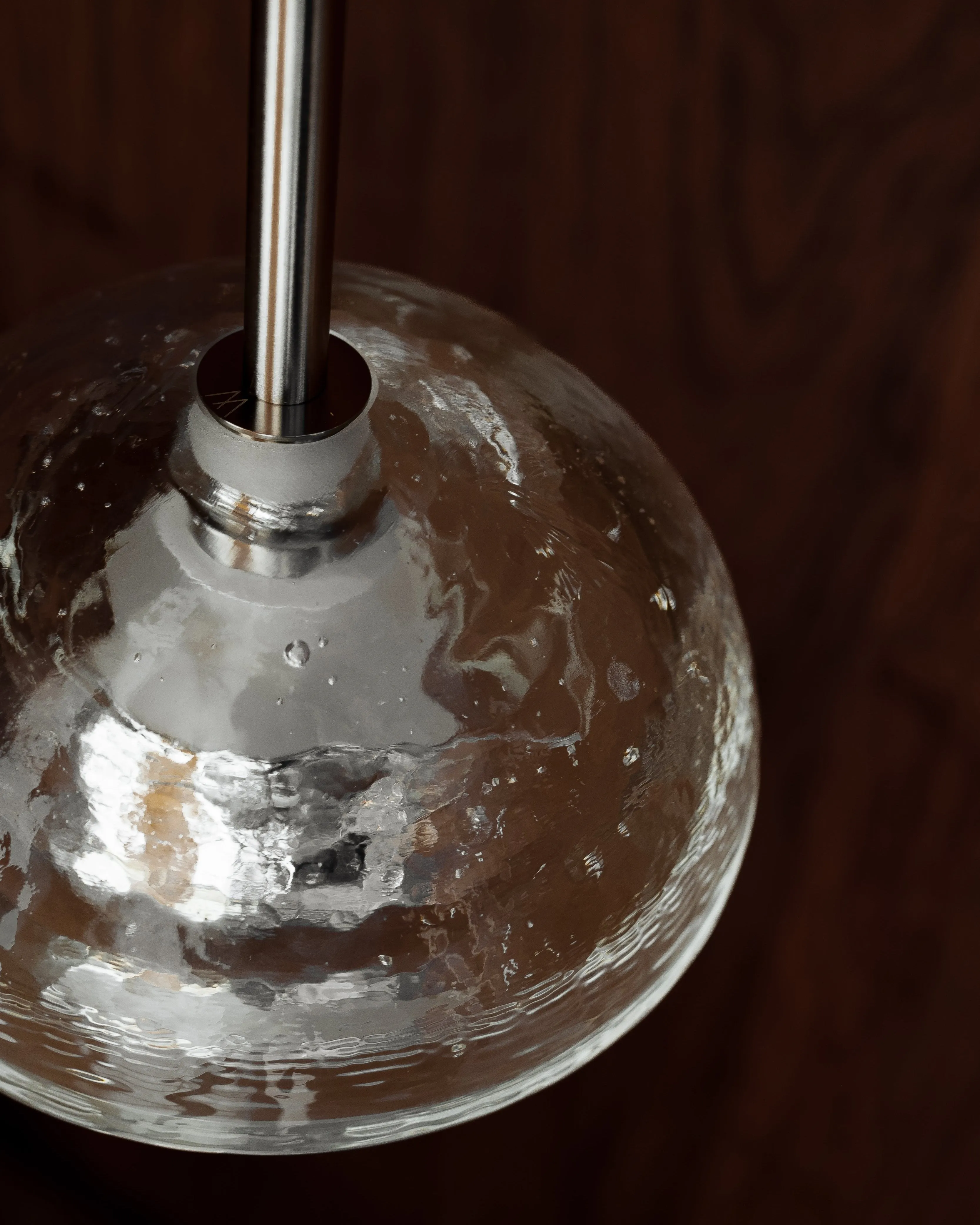 Cast Glass Rod Pendant | Aurelia