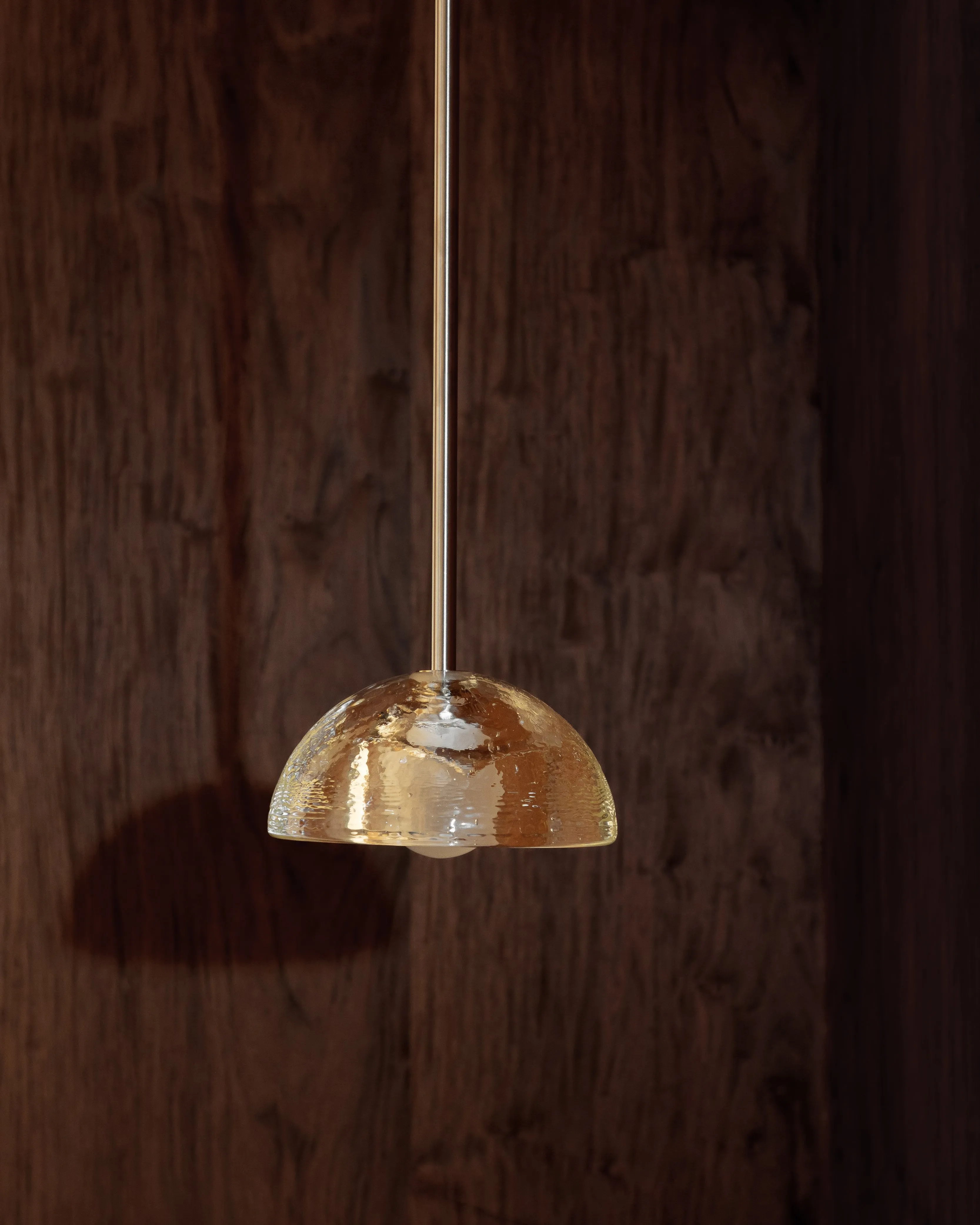 Cast Glass Rod Pendant | Aurelia
