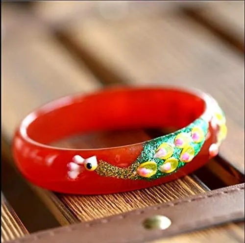 Certified Natural Lavender Green Jadeite Jade Bangle Bracelet Handmade 55-60mm