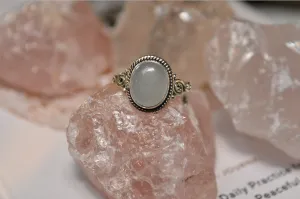 Chalcedony Kala Ring (US 7 & 8)