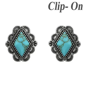 Clip On Fashion Western Earrings