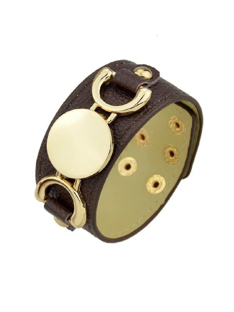 Coffee Original Letter Wide Bangle