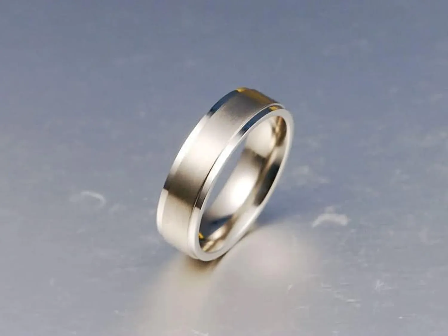 Couples Rings Promise Rings, Women's Engagement Rings Set High Polished Comfort Fit Couples Models