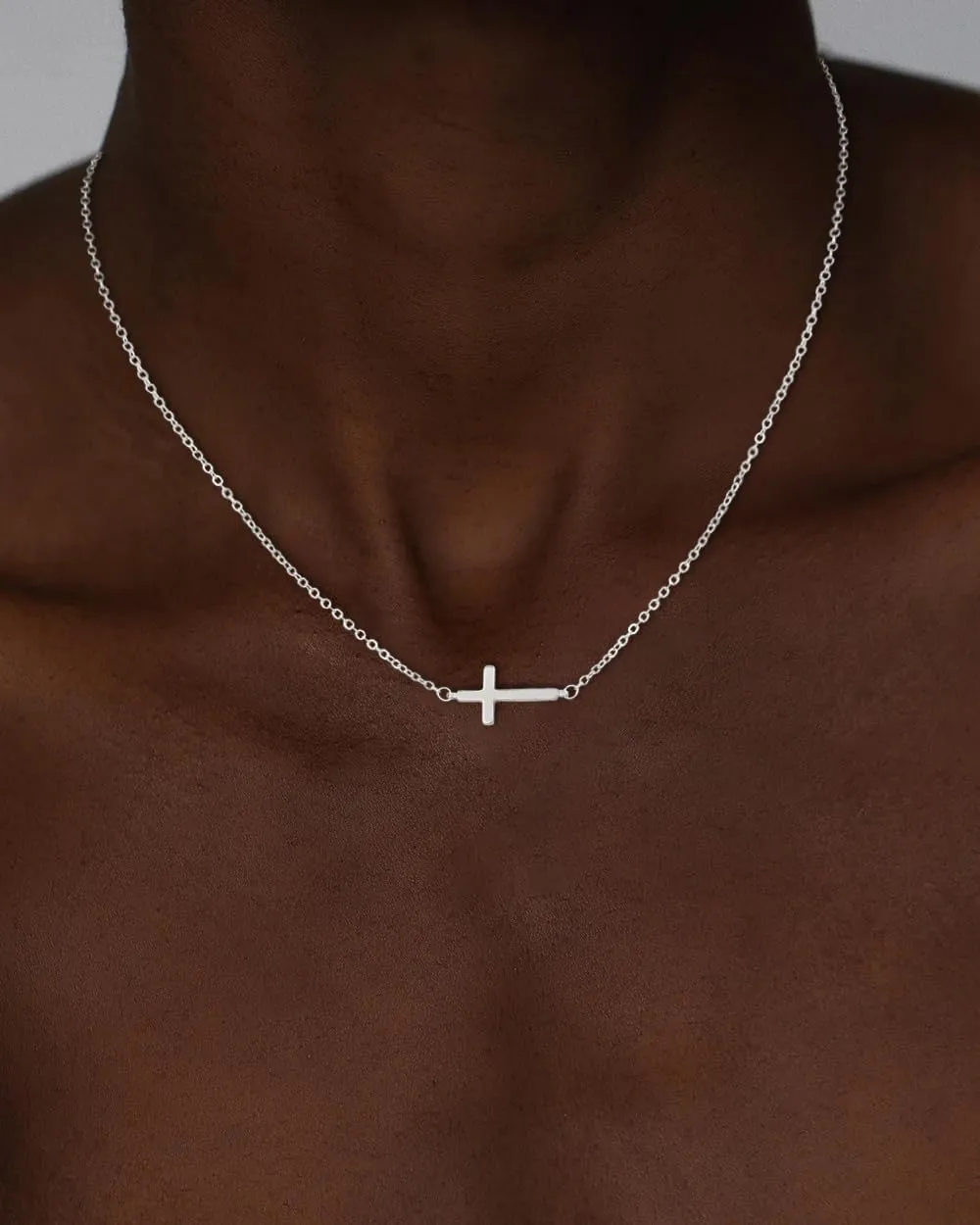 Cross Necklace for Women Dainty 14K Gold Plated/Sterling Silver Cross Pendant Simple Cute Necklaces for Women Trendy Gold Jewelry