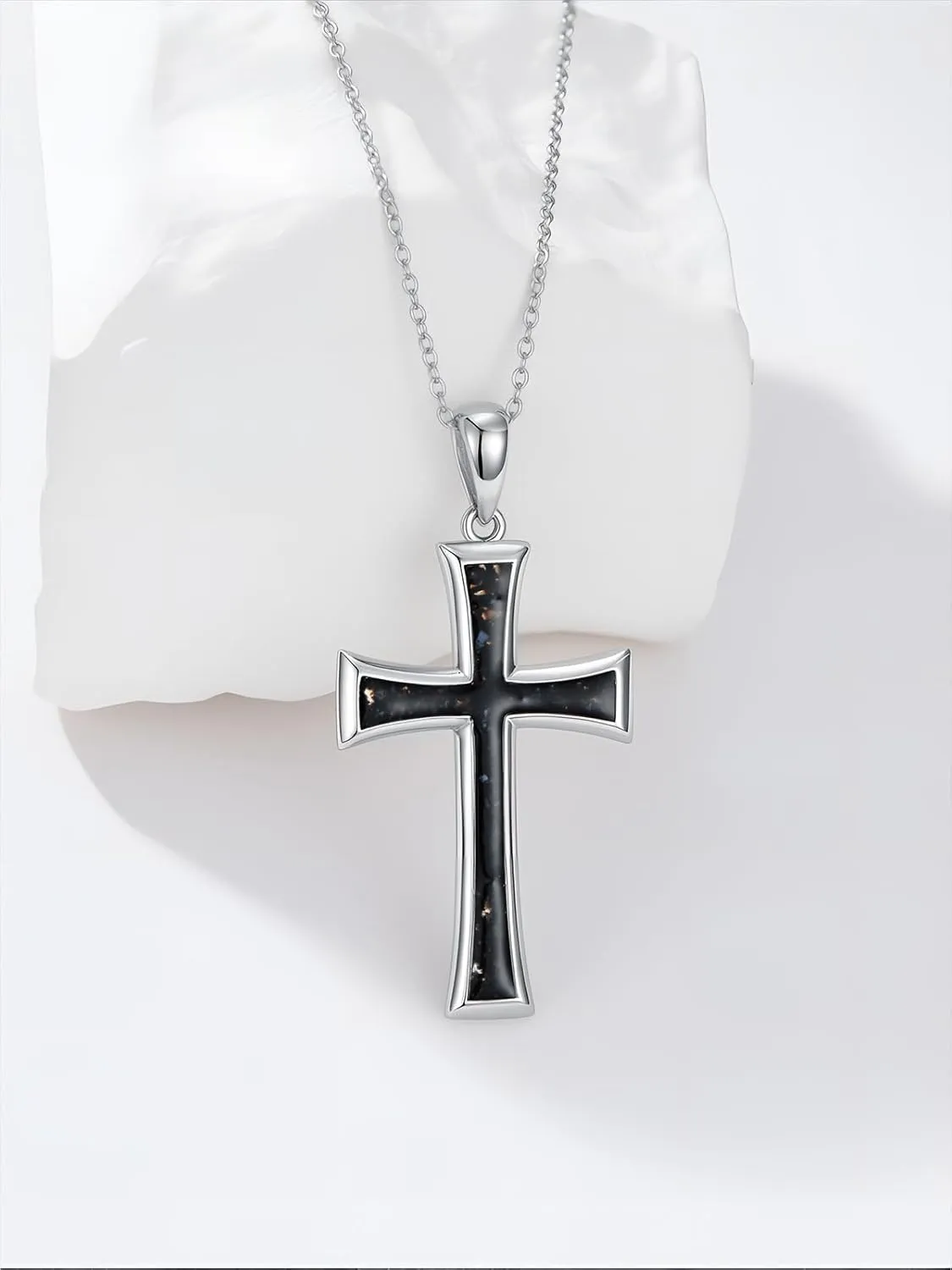 Cross Necklaces for Women 925 Sterling Silver Cross Pendant Christmas Religious Jewelry Gifts
