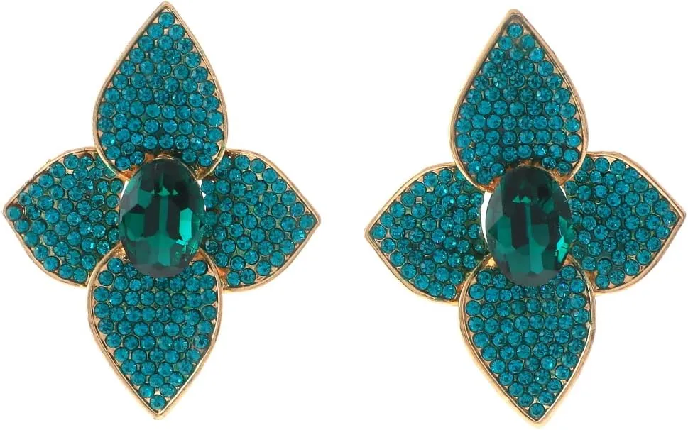 Crystal Clip-On Earrings