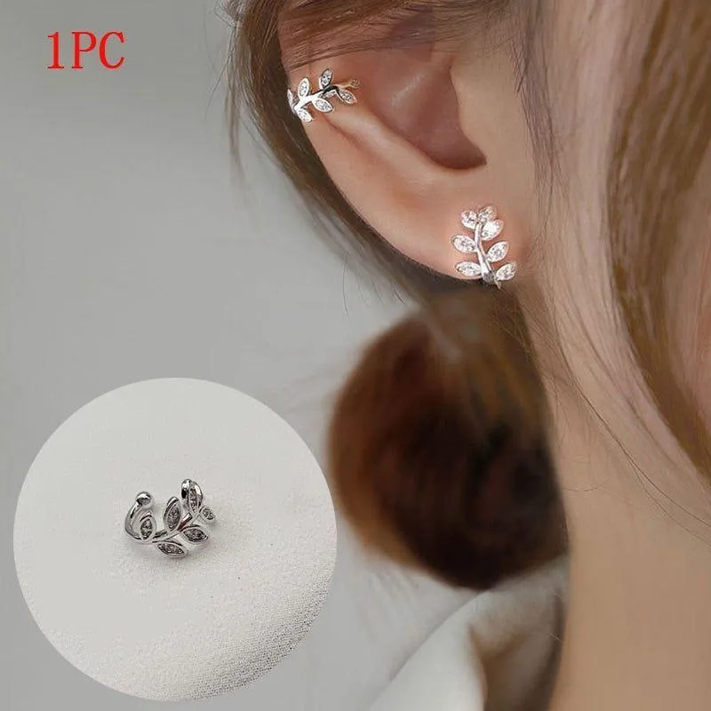 Earring Charm Jewelry Simple Metal Ear clip Minimalist Copper Geometric YOS0250