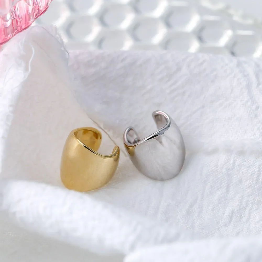 Earring Charm Jewelry Simple Metal Ear clip Minimalist Copper Geometric YOS0250