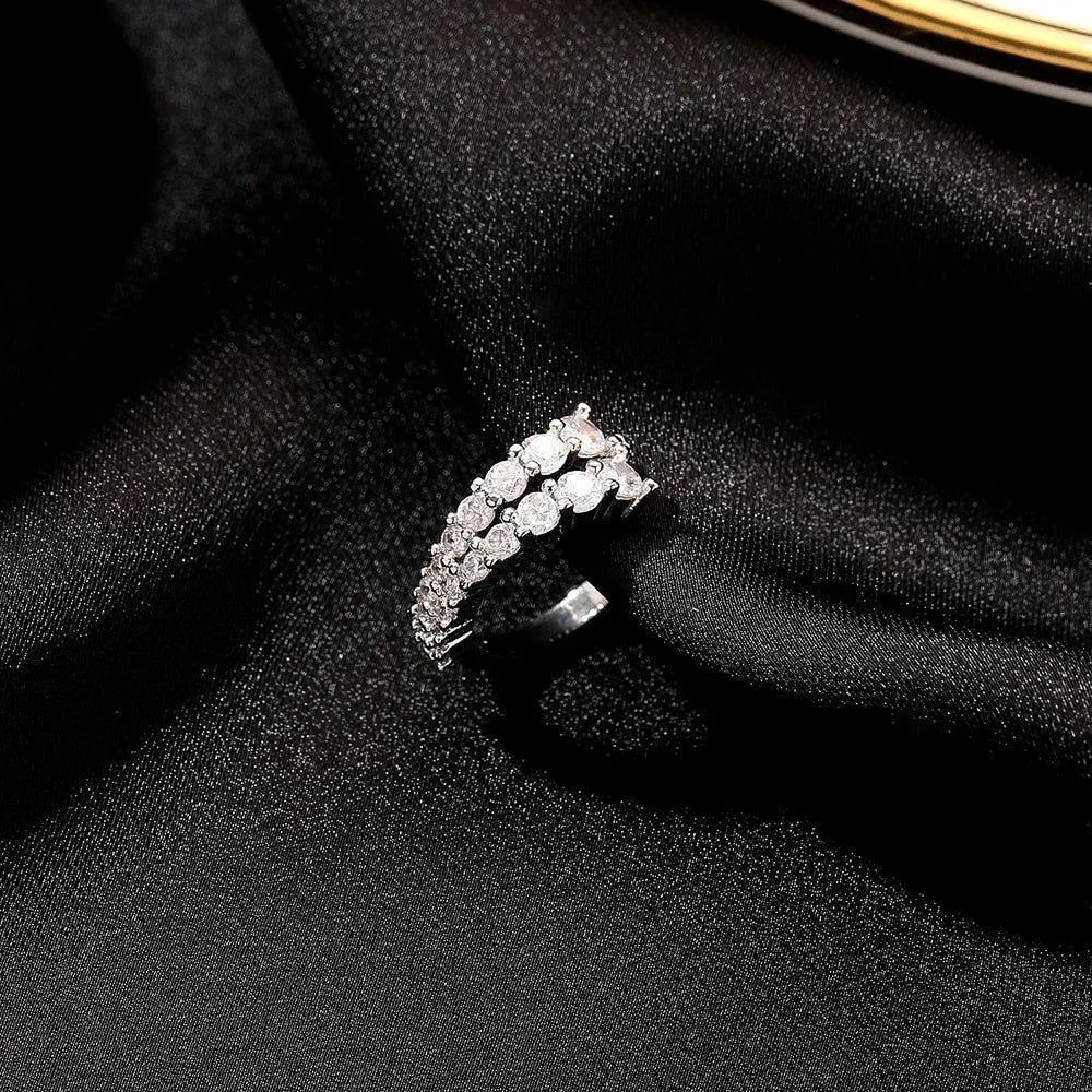Earring Charm Jewelry Simple Metal Ear clip Minimalist Copper Geometric YOS0250