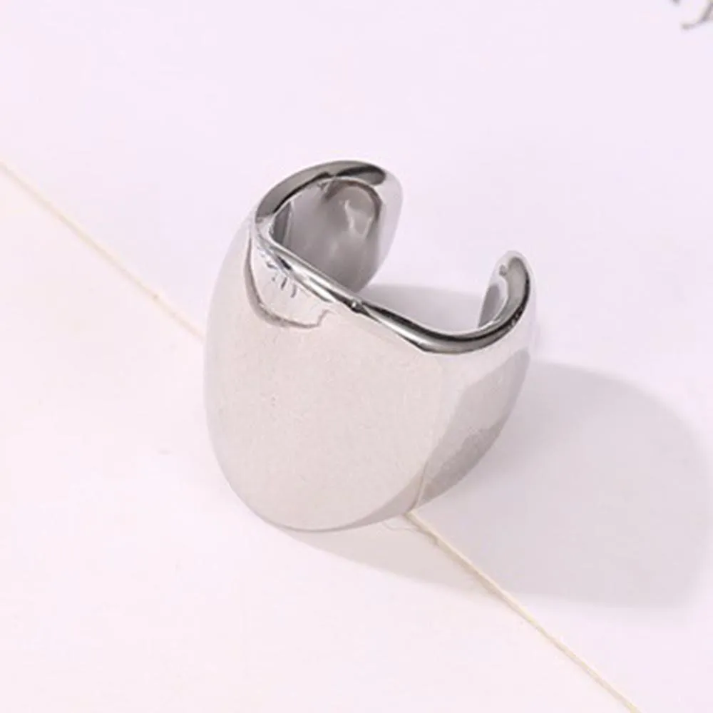 Earring Charm Jewelry Simple Metal Ear clip Minimalist Copper Geometric YOS0250