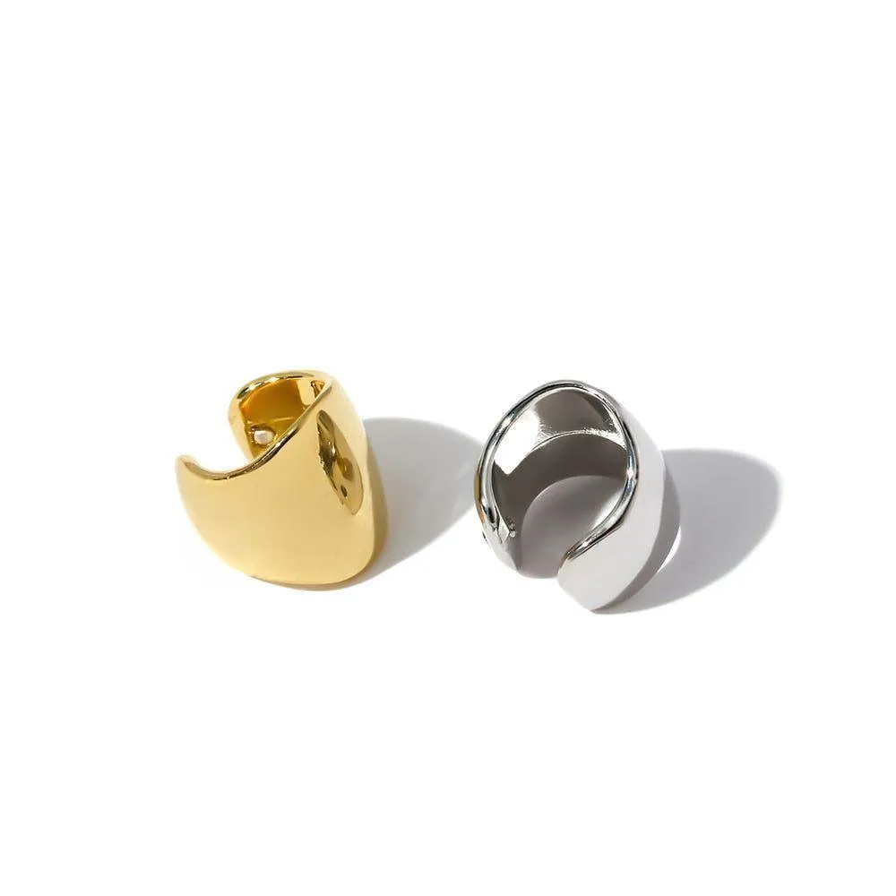 Earring Charm Jewelry Simple Metal Ear clip Minimalist Copper Geometric YOS0250
