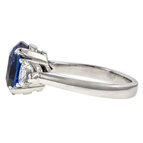 Estate Sapphire & Diamond Ring, 5.15ct