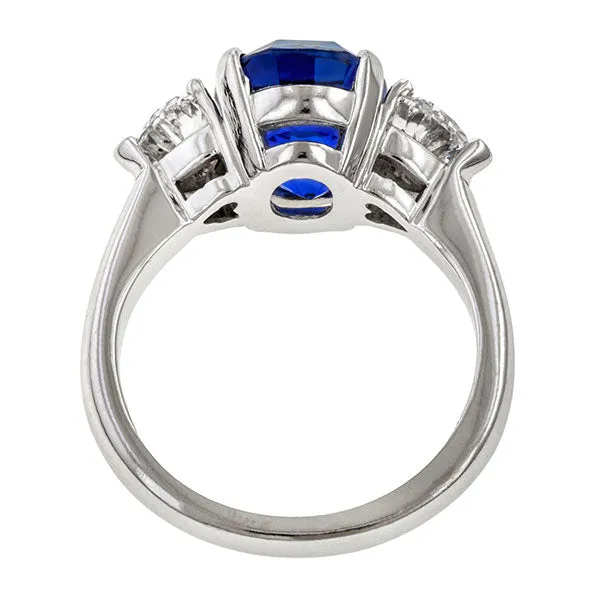Estate Sapphire & Diamond Ring, 5.15ct