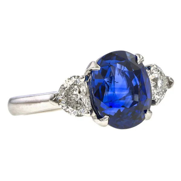 Estate Sapphire & Diamond Ring, 5.15ct