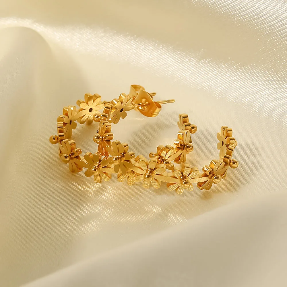 Fashion Flower Earrings
