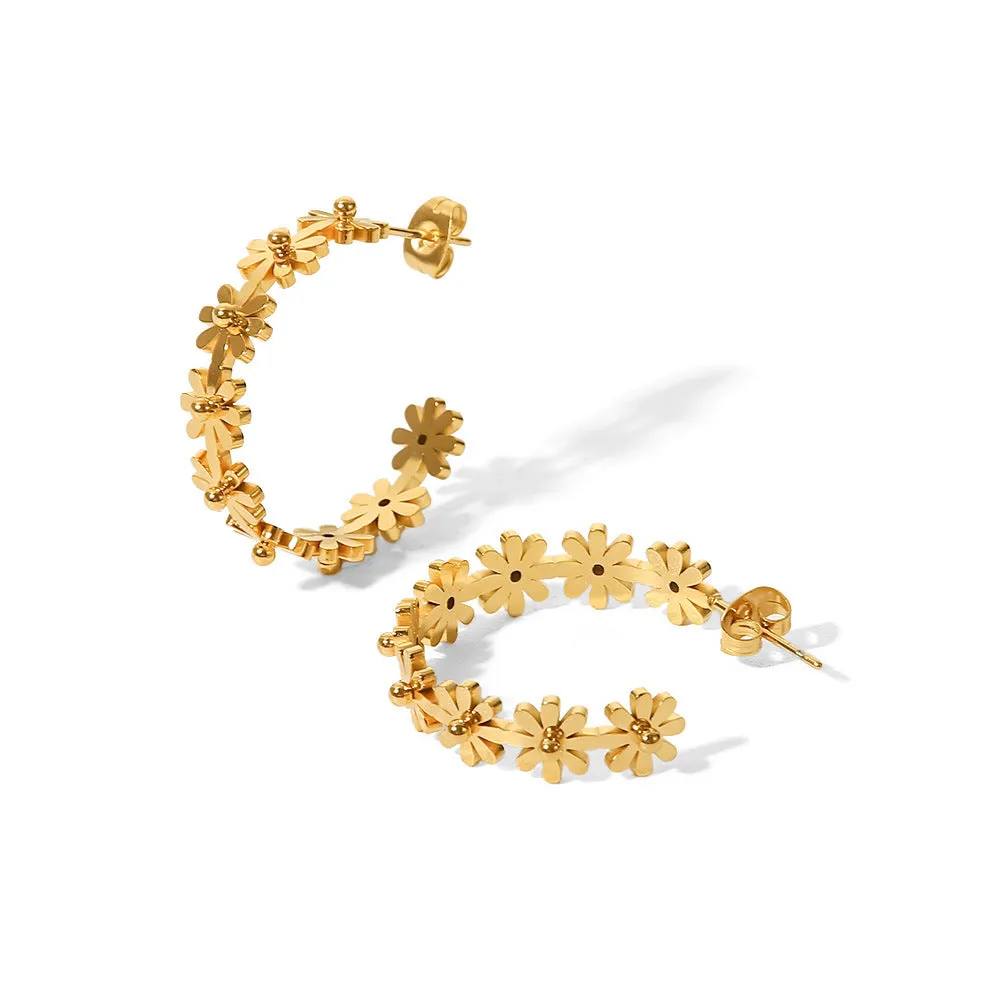 Fashion Flower Earrings