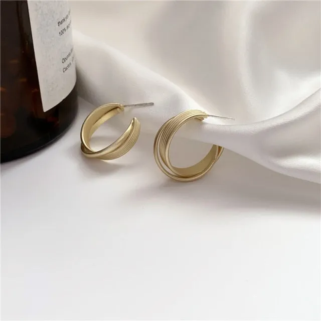 FashionSierra - Fashion Metal Elegant Hoop Earring