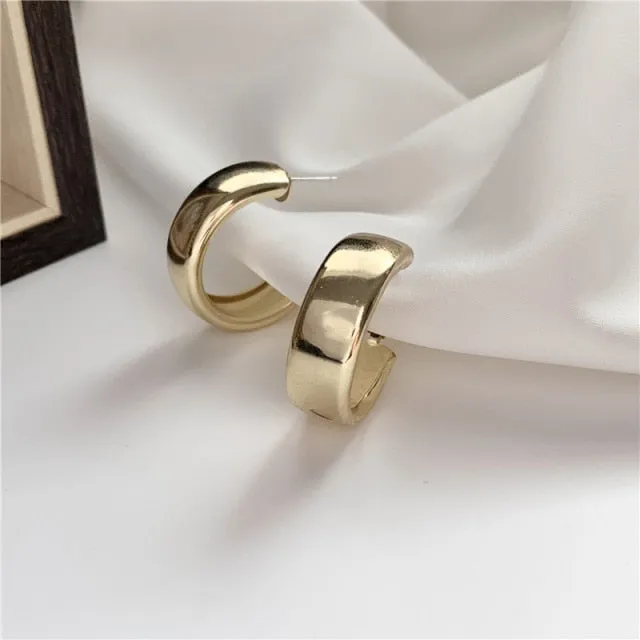 FashionSierra - Fashion Metal Elegant Hoop Earring