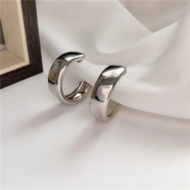 FashionSierra - Fashion Metal Elegant Hoop Earring