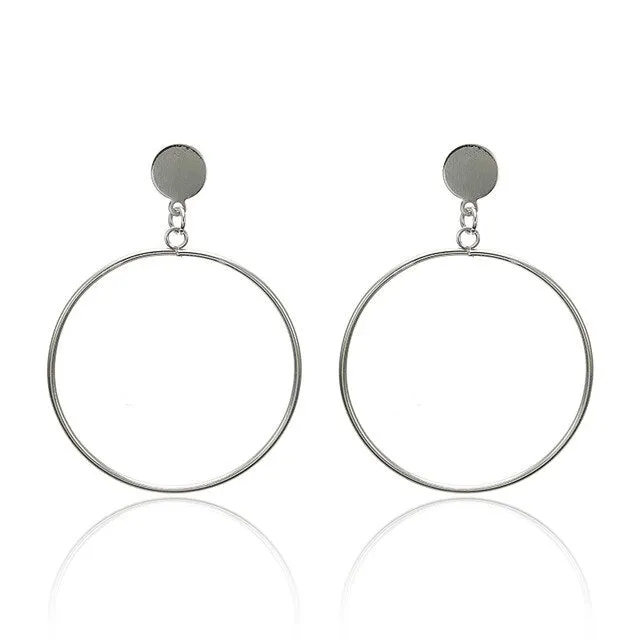 FashionSierra - Fashion Metal Elegant Hoop Earring