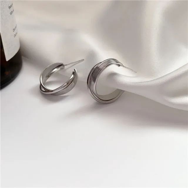 FashionSierra - Fashion Metal Elegant Hoop Earring