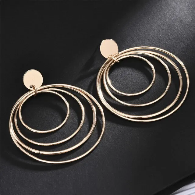 FashionSierra - Fashion Metal Elegant Hoop Earring