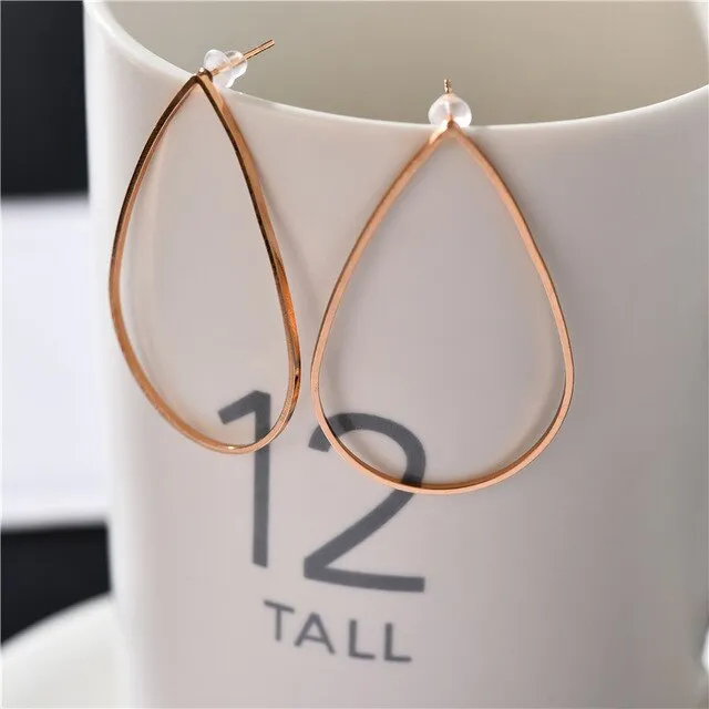 FashionSierra - Fashion Metal Elegant Hoop Earring