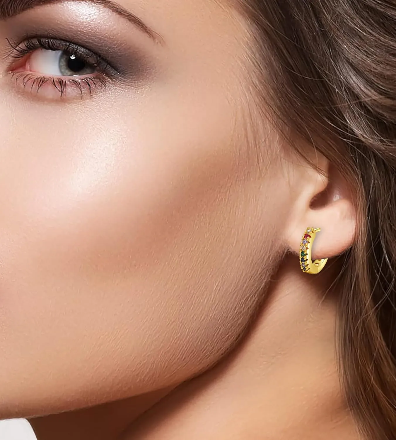 Gold Earrings for Women 14k Real Golds Silver Plated Chunky Stud Earring Statement Drop Hypoallergenic Earring Trendy Jewelry Gifts for Women