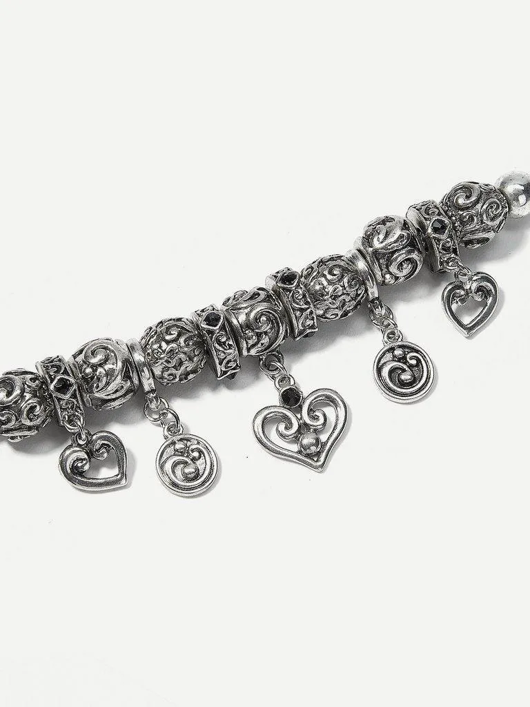 Heart Detail Vintage Bracelet