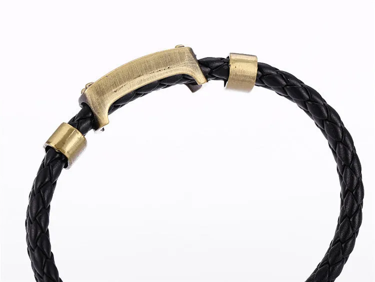 Hot Animation Alloy Bracelets Naruto Weave leather bracelet & Bangle cosplay jewelry