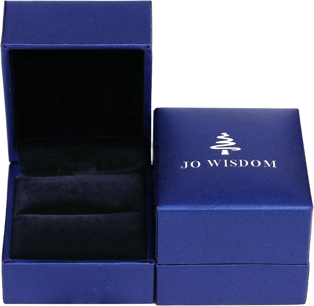 JO WISDOM Women Rings,925 Sterling Silver Heart Shaped Promise Engagement Rings for Women with 7.5mm 5A Cubic Zirconia Statement Rings for Women