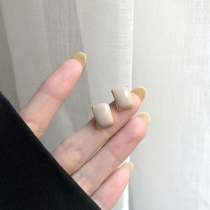 Just Lil Things Brown Pin Earrings jlt11950