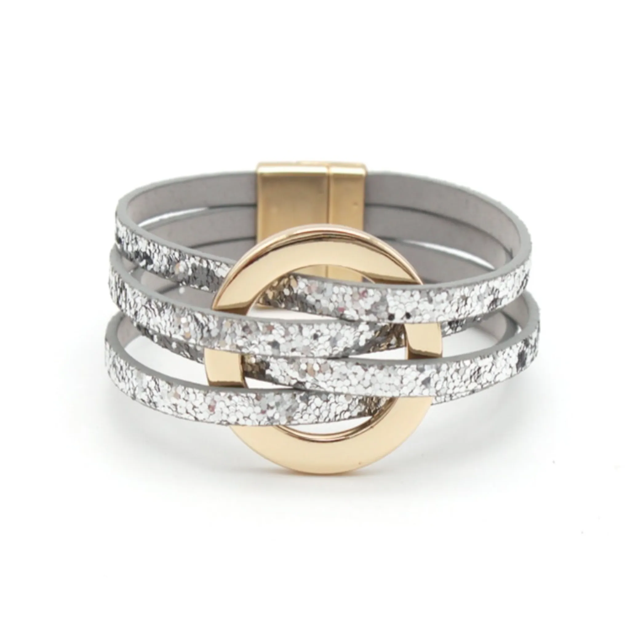 Leather Bracelets w/Magnetic Closure