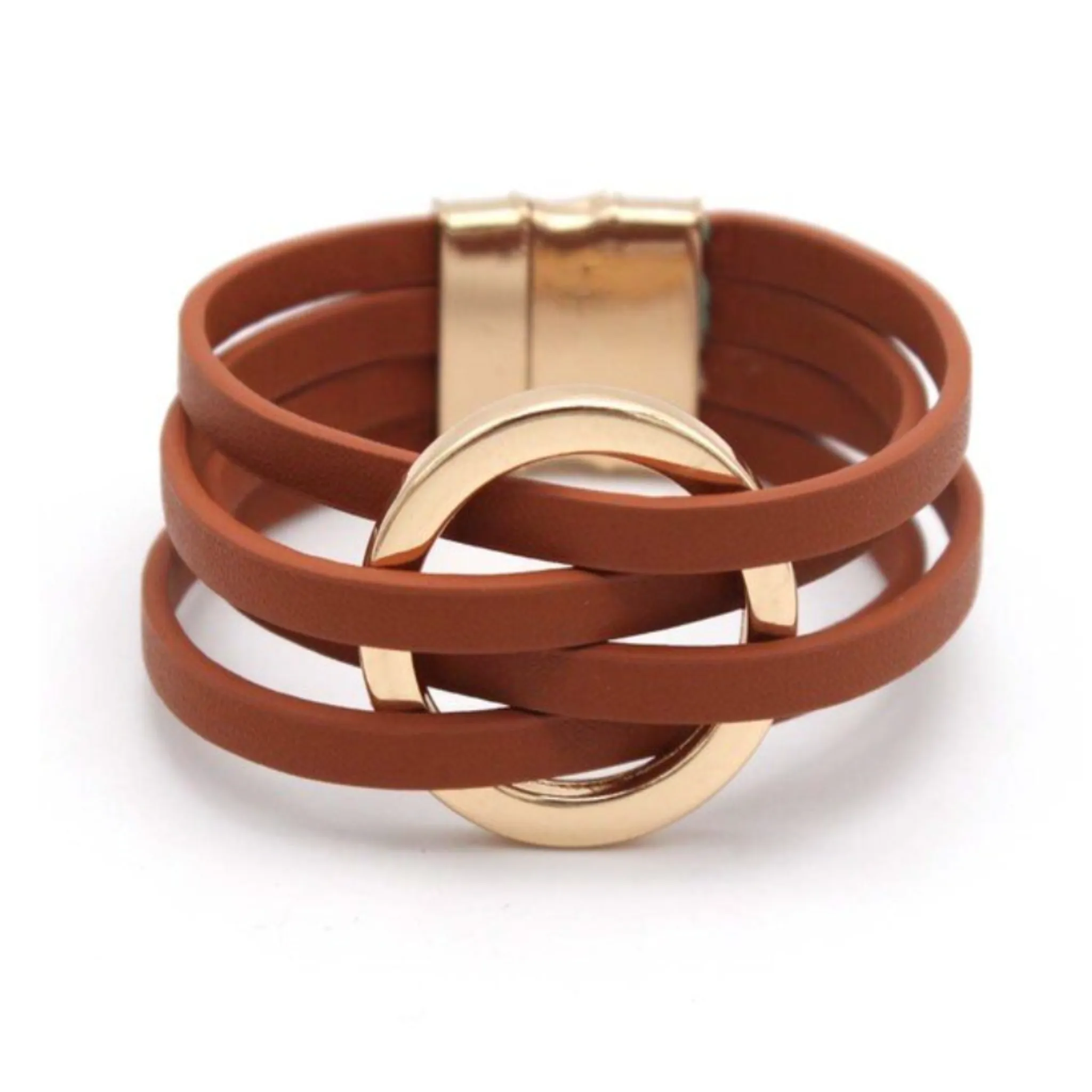 Leather Bracelets w/Magnetic Closure