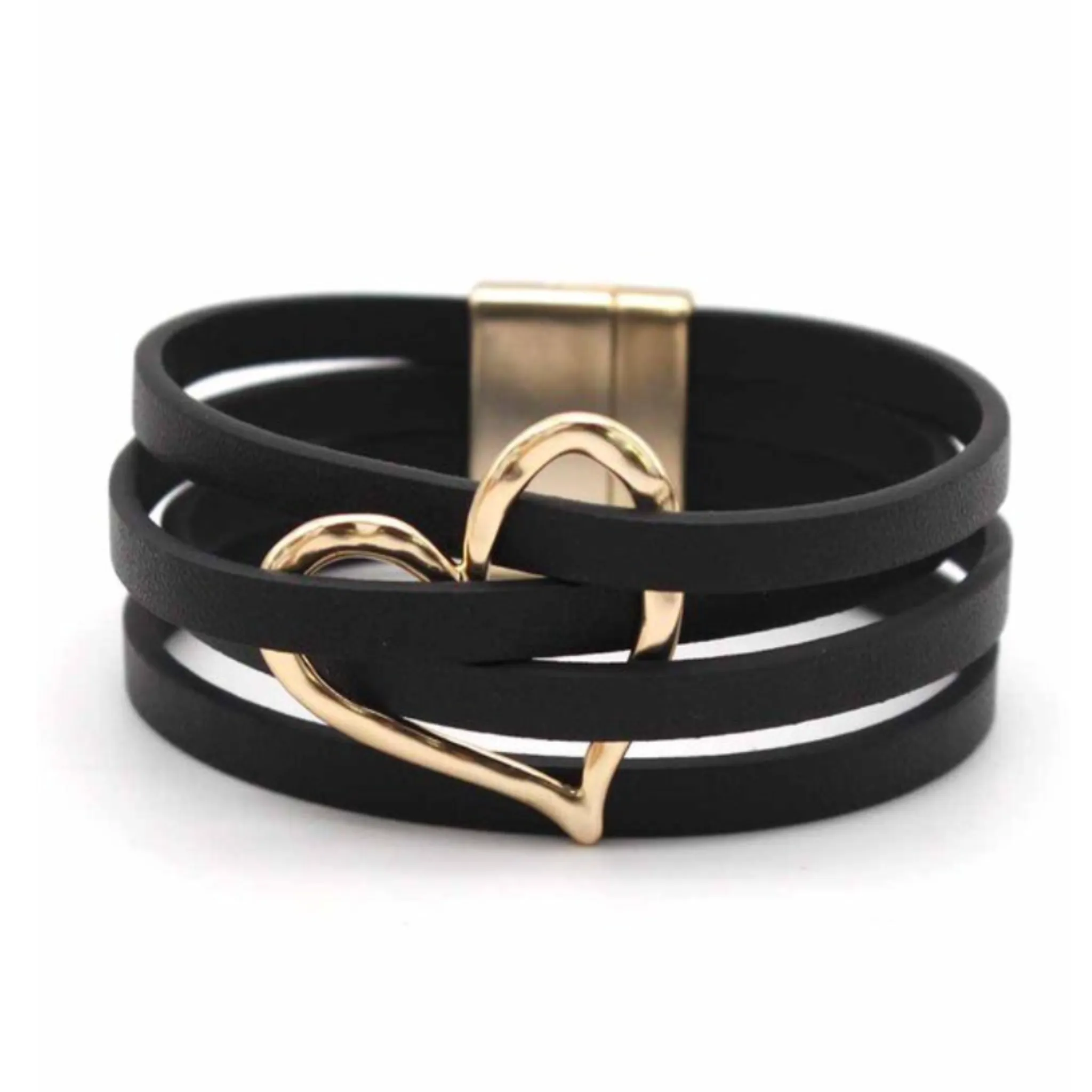 Leather Bracelets w/Magnetic Closure