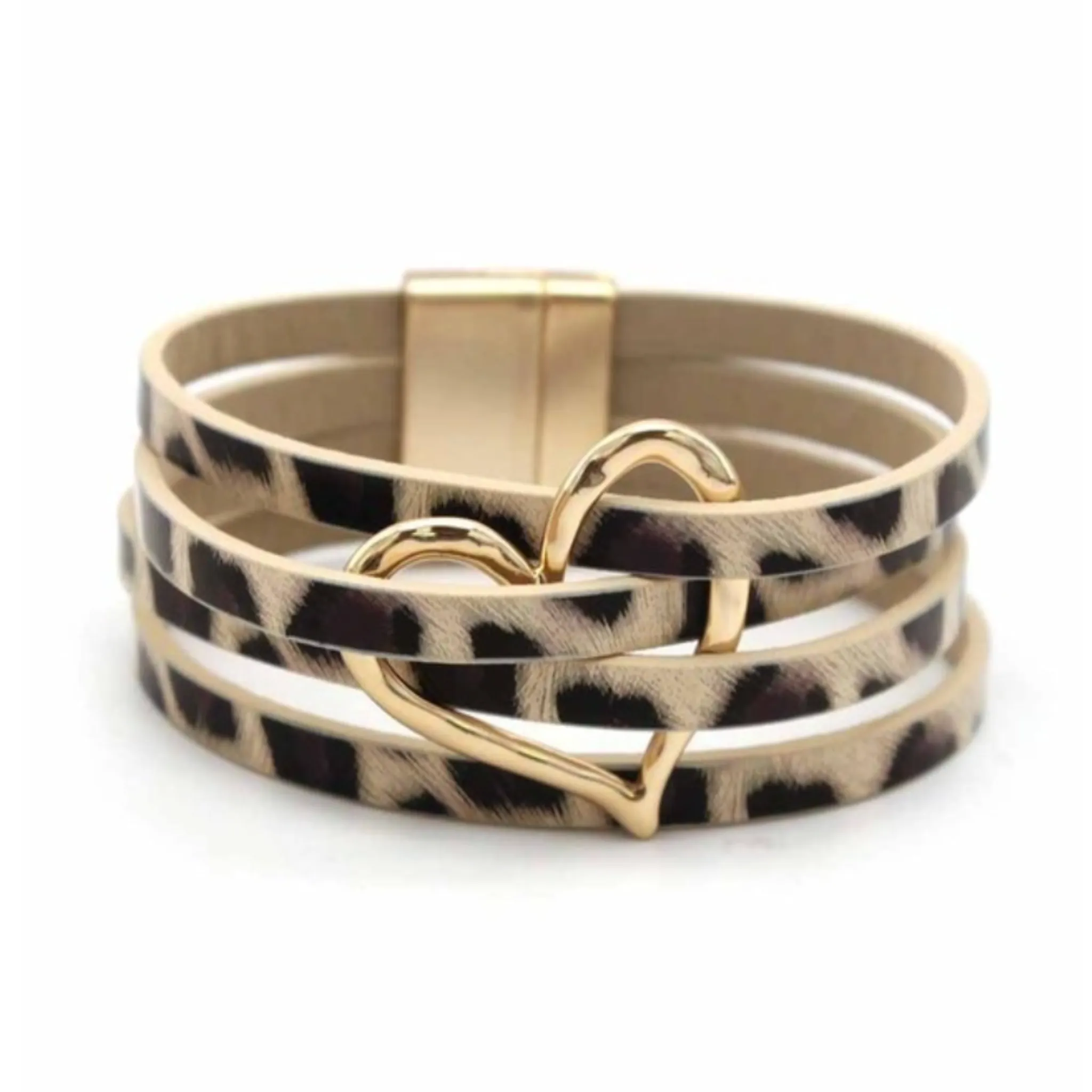 Leather Bracelets w/Magnetic Closure